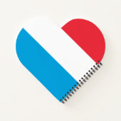 Luxemburgse vlag notitieboek (Achterkant)
