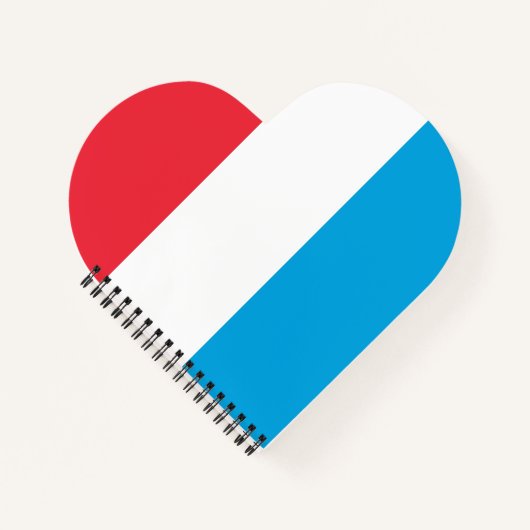 Luxemburgse vlag notitieboek (Voorkant)