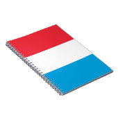 Luxemburgse vlag notitieboek (Rechterzijde)