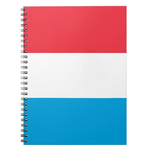 Luxemburgse vlag notitieboek (Voorkant)