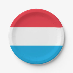 Luxemburgse vlag papieren bordje