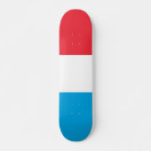 Luxemburgse vlag persoonlijk skateboard (Voorkant)