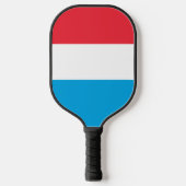 Luxemburgse vlag pickleball paddle (Voorkant)