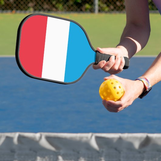 Luxemburgse vlag pickleball paddle (Insitu)
