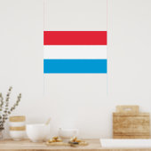 Luxemburgse vlag poster (Keuken)