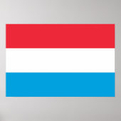 Luxemburgse vlag poster (Voorkant)