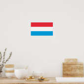 Luxemburgse vlag poster (Keuken)