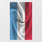 Luxemburgse vlag raamsticker (Vel)