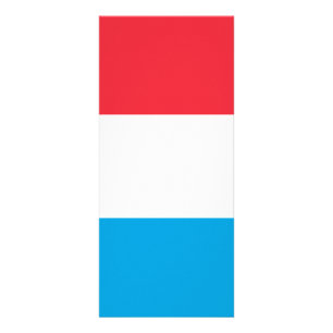 Luxemburgse vlag reclamekaart