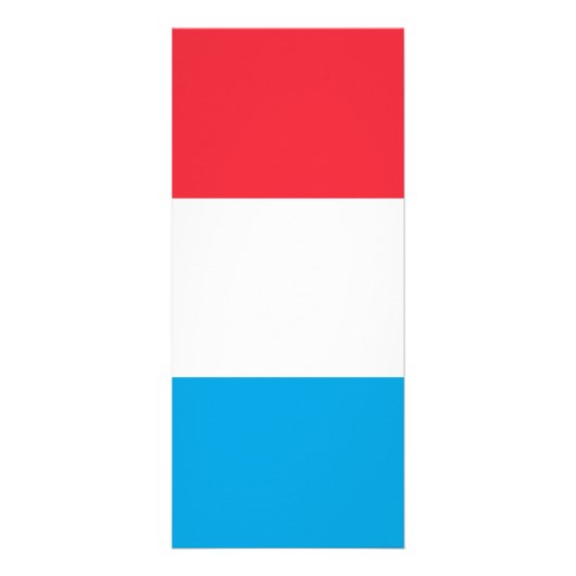 Luxemburgse vlag reclamekaart (Voorkant)