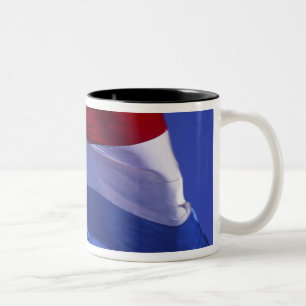 Luxemburgse vlag RF) Tweekleurige Koffiemok