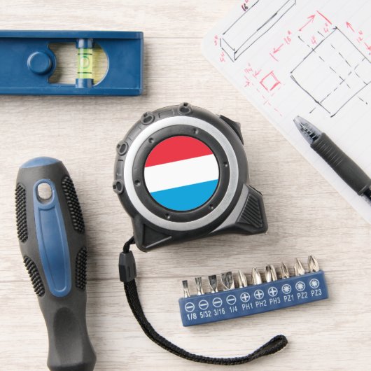 Luxemburgse vlag rolmaat (Workshop)
