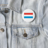 Luxemburgse vlag ronde button 5,7 cm (In situ)