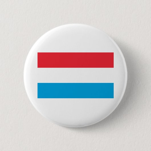 Luxemburgse vlag ronde button 5,7 cm (Voorkant)