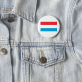 Luxemburgse vlag ronde button 5,7 cm (In situ)
