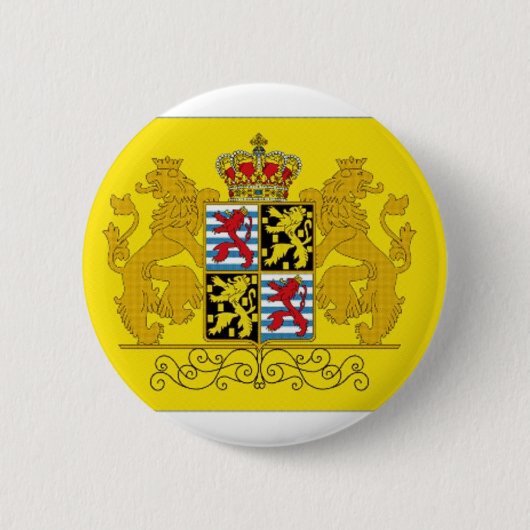 Luxemburgse vlag ronde button 5,7 cm (Voorkant)