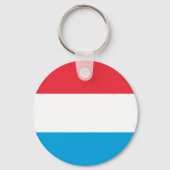 Luxemburgse vlag sleutelhanger (Achterkant)