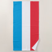 Luxemburgse vlag strandlaken (Voorkant)