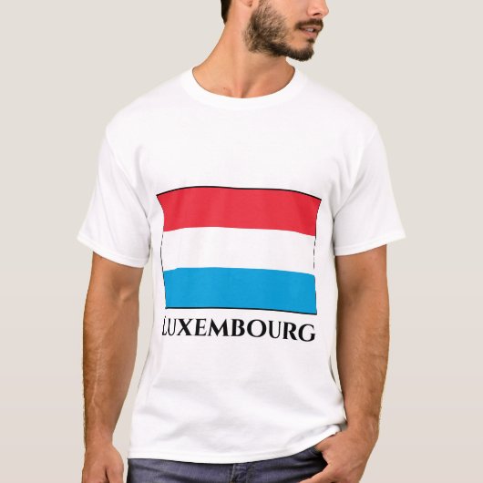Luxemburgse vlag t-shirt (Voorkant)