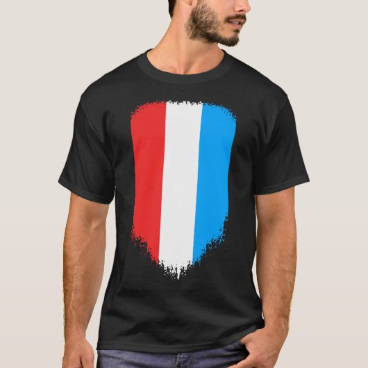 Luxemburgse vlag t-shirt (Voorkant)