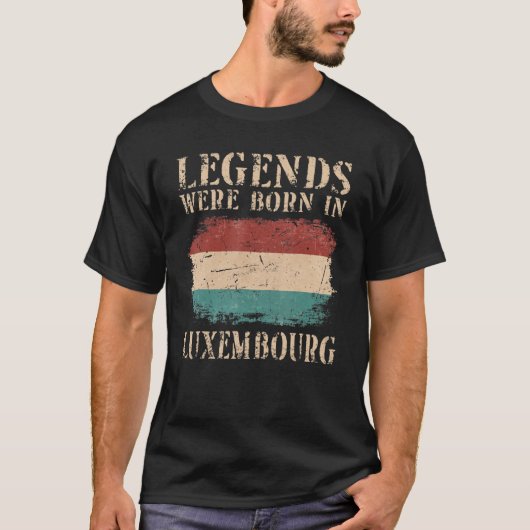  Luxemburgse vlag T-shirt (Voorkant)