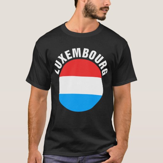 Luxemburgse vlag t-shirt (Voorkant)