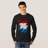 Luxemburgse vlag t-shirt (Voorkant volledig)