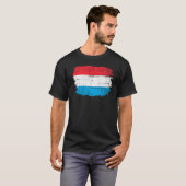  Luxemburgse vlag T-shirt (Voorkant volledig)