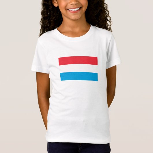 Luxemburgse vlag t-shirt (Voorkant)
