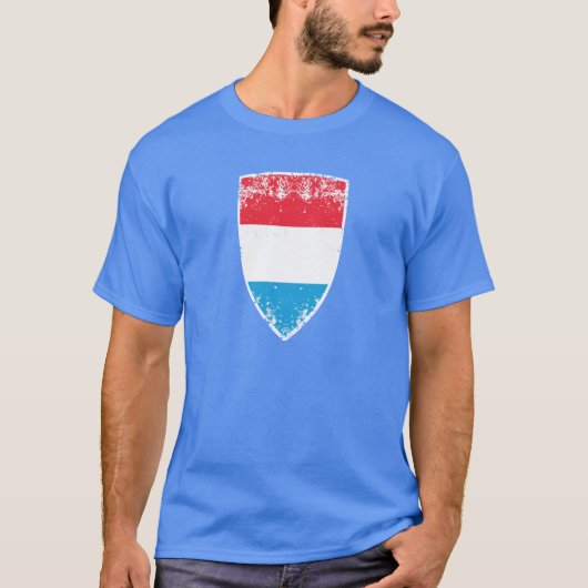 Luxemburgse vlag t-shirt (Voorkant)