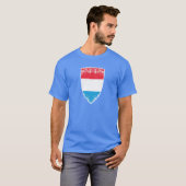Luxemburgse vlag t-shirt (Voorkant volledig)