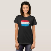  Luxemburgse vlag T-shirt (Voorkant volledig)