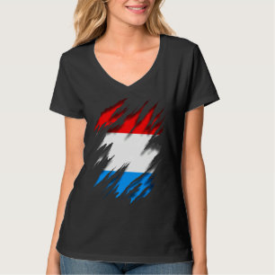 Luxemburgse vlag t-shirt