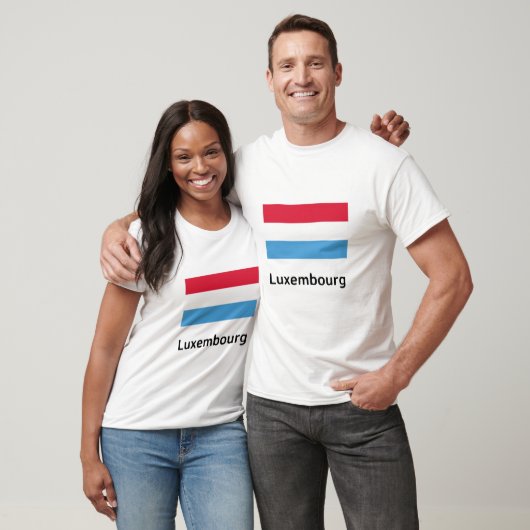 Luxemburgse vlag t-shirt (Unisex)