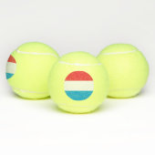 Luxemburgse vlag tennisballen (Multi)