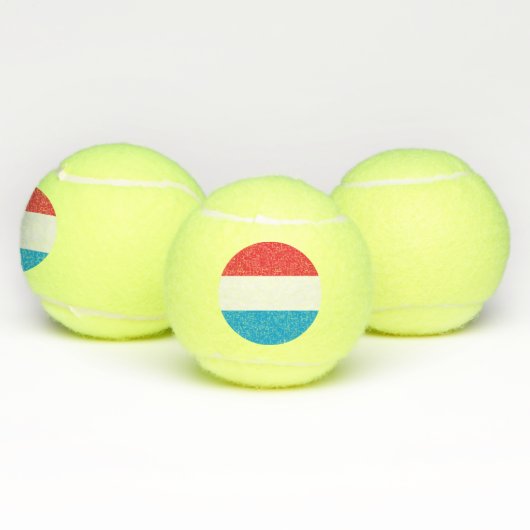 Luxemburgse vlag tennisballen (Multi)