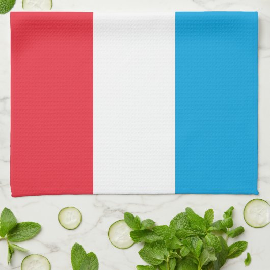 Luxemburgse vlag theedoek (Gevouwen)