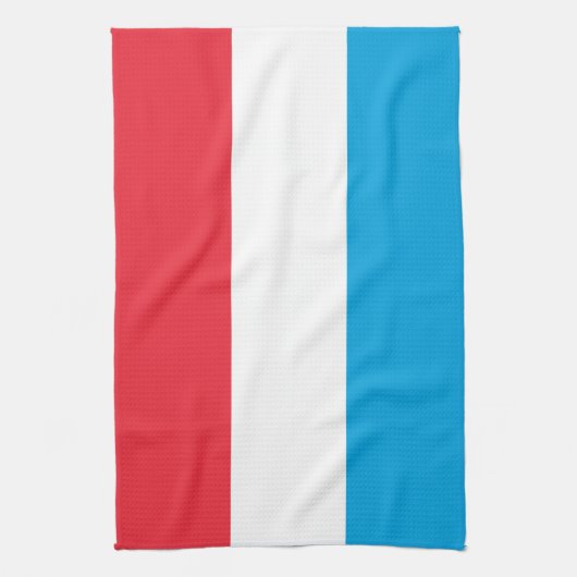 Luxemburgse vlag theedoek (Verticaal)