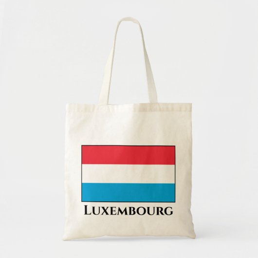 Luxemburgse vlag tote bag (Voorkant)