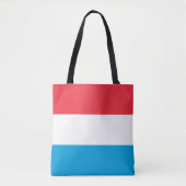 Luxemburgse vlag tote bag (Voorkant)
