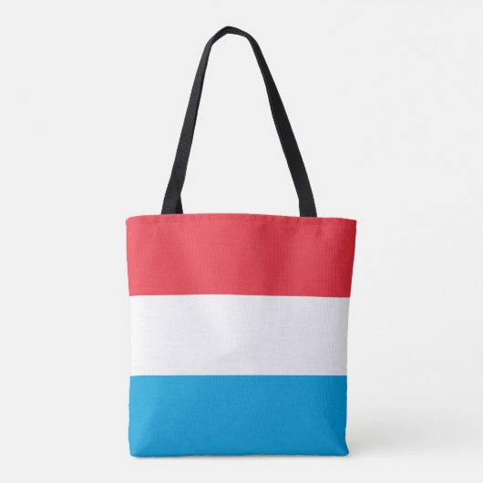 Luxemburgse vlag tote bag (Achterkant)