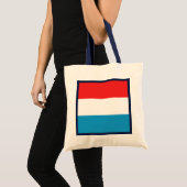 Luxemburgse vlag tote bag (Voorkant (product))