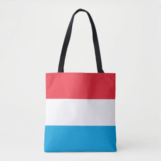 Luxemburgse vlag tote bag (Voorkant)