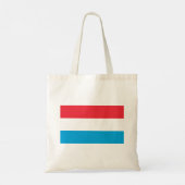 Luxemburgse vlag tote bag (Achterkant)
