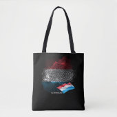 Luxemburgse vlag tote bag (Voorkant)