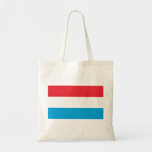 Luxemburgse vlag tote bag (Voorkant)