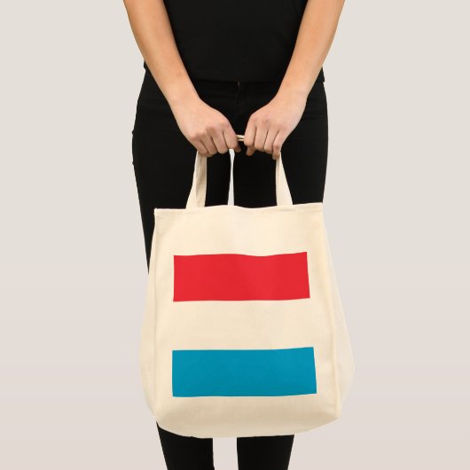 Luxemburgse vlag tote bag (Voorkant (product))