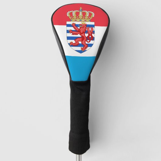 Luxemburgse vlag/wapenschild golfheadcover (Voorkant)