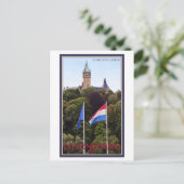 Luxemburgse vlaggen briefkaart (Staand voorkant)
