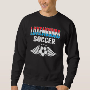 Luxemburgse voetbalfans Luxemburgse vlag Trui